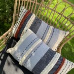 ''Loki Jean X'' El Dokuması Kırlent Kılıfı